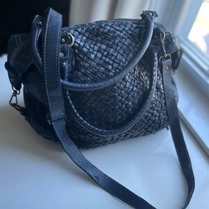 Viola Castellani woven braided premium leather bag